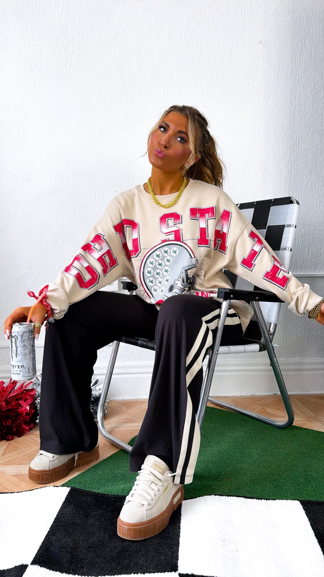 Buckeye Country Vintage Crewneck, Oatmeal