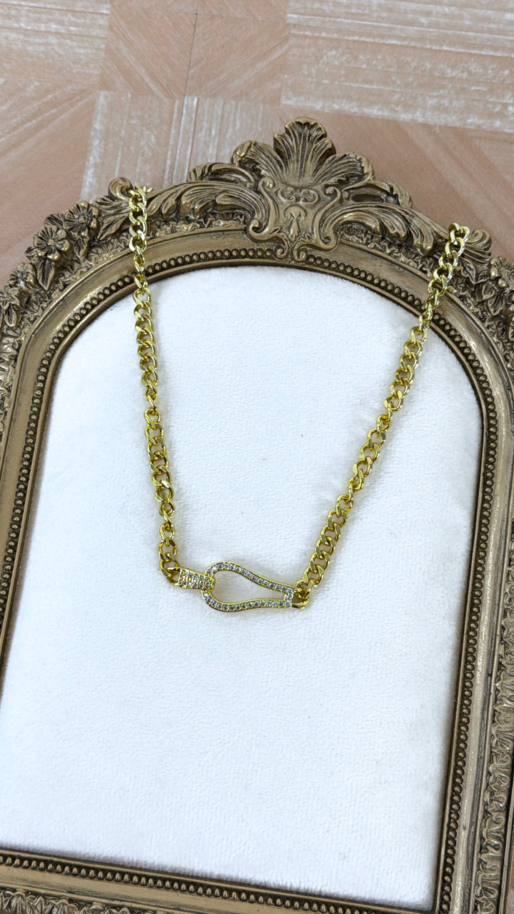 Treasure Jewels: Keep Me Posted Gold Necklace