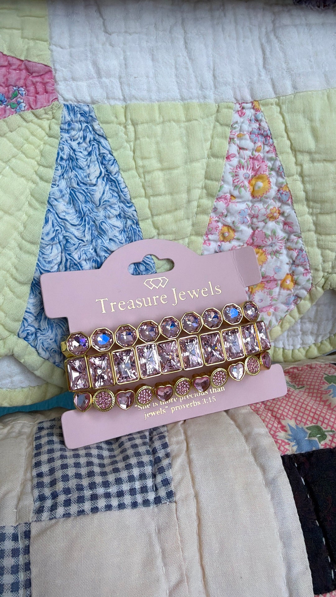 Pink in Love Bracelet Stack