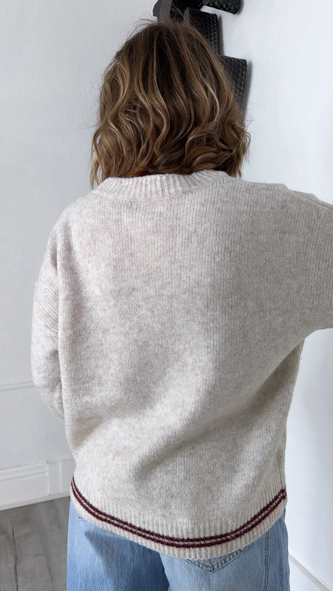 Ski Club Crew Neck, Grey