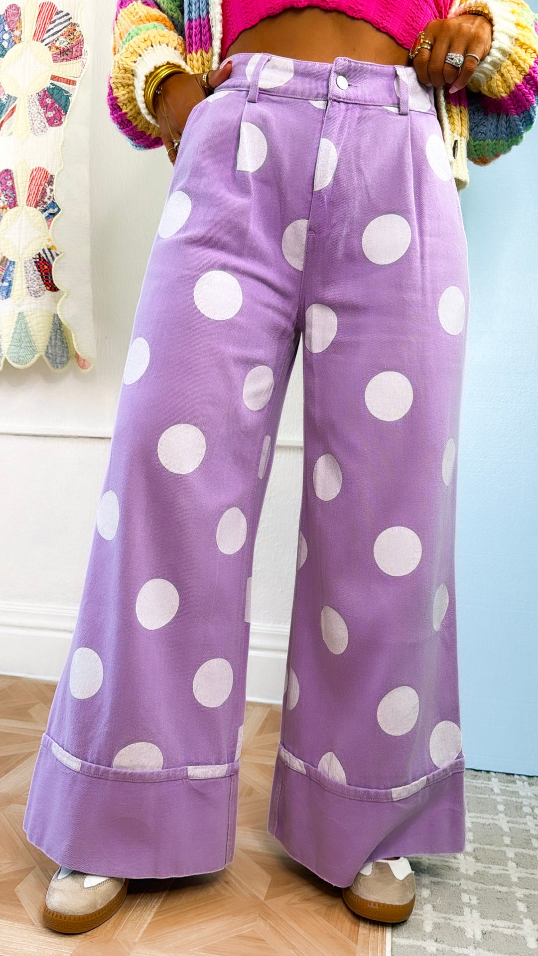 Fever Dream Wide Leg Pants, Lavender