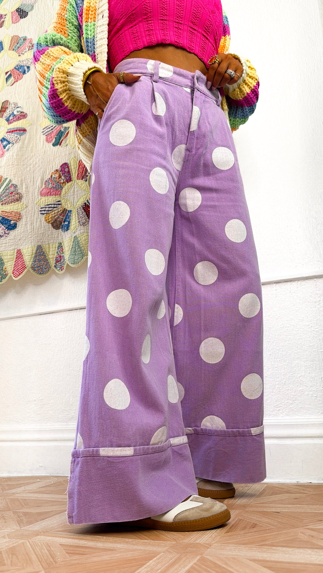 Fever Dream Wide Leg Pants, Lavender