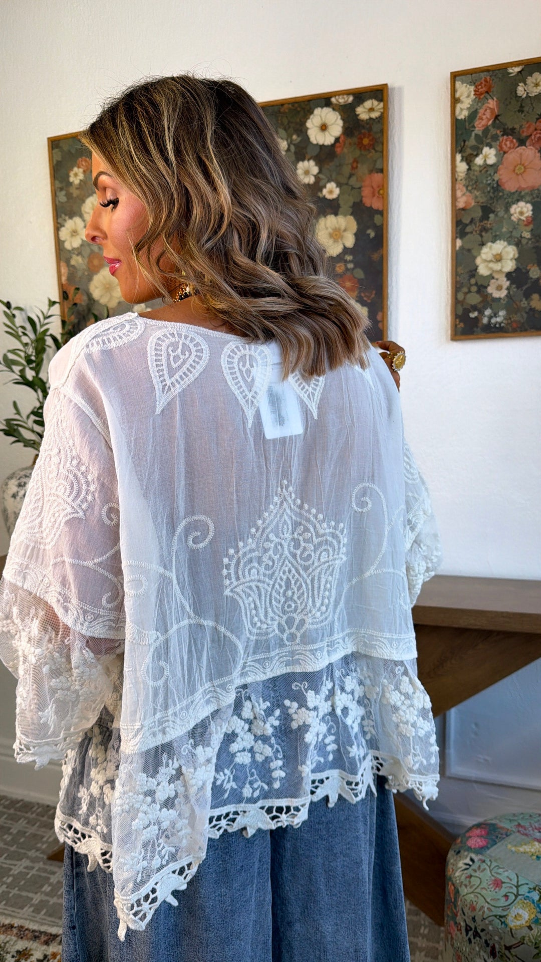 Daylight Tie Top, Natural