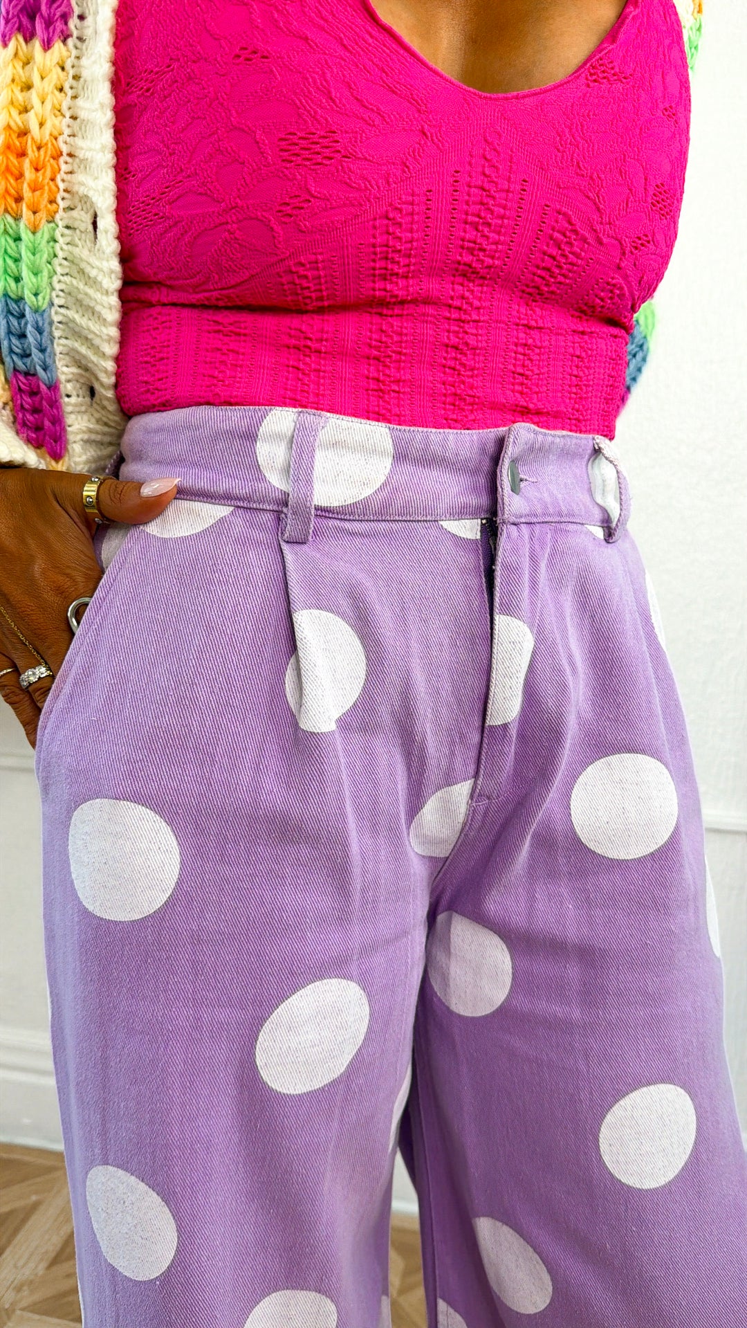 Fever Dream Wide Leg Pants, Lavender