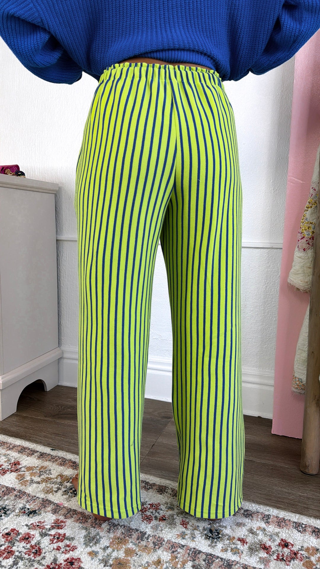 ECB Exclusive: The Signature Pants, Lime/Cobalt