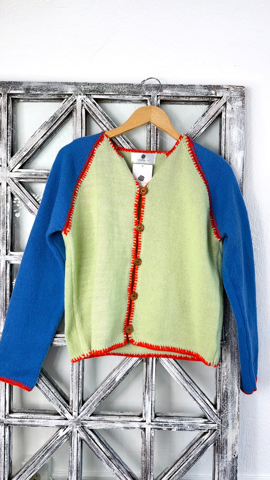Raspberry Knit Cardigan, Honeydew