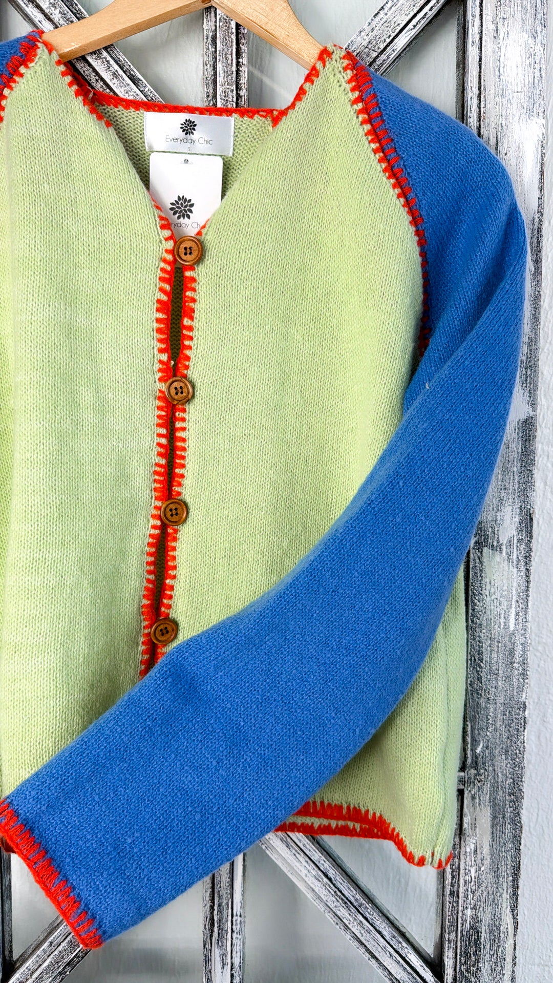 Raspberry Knit Cardigan, Honeydew