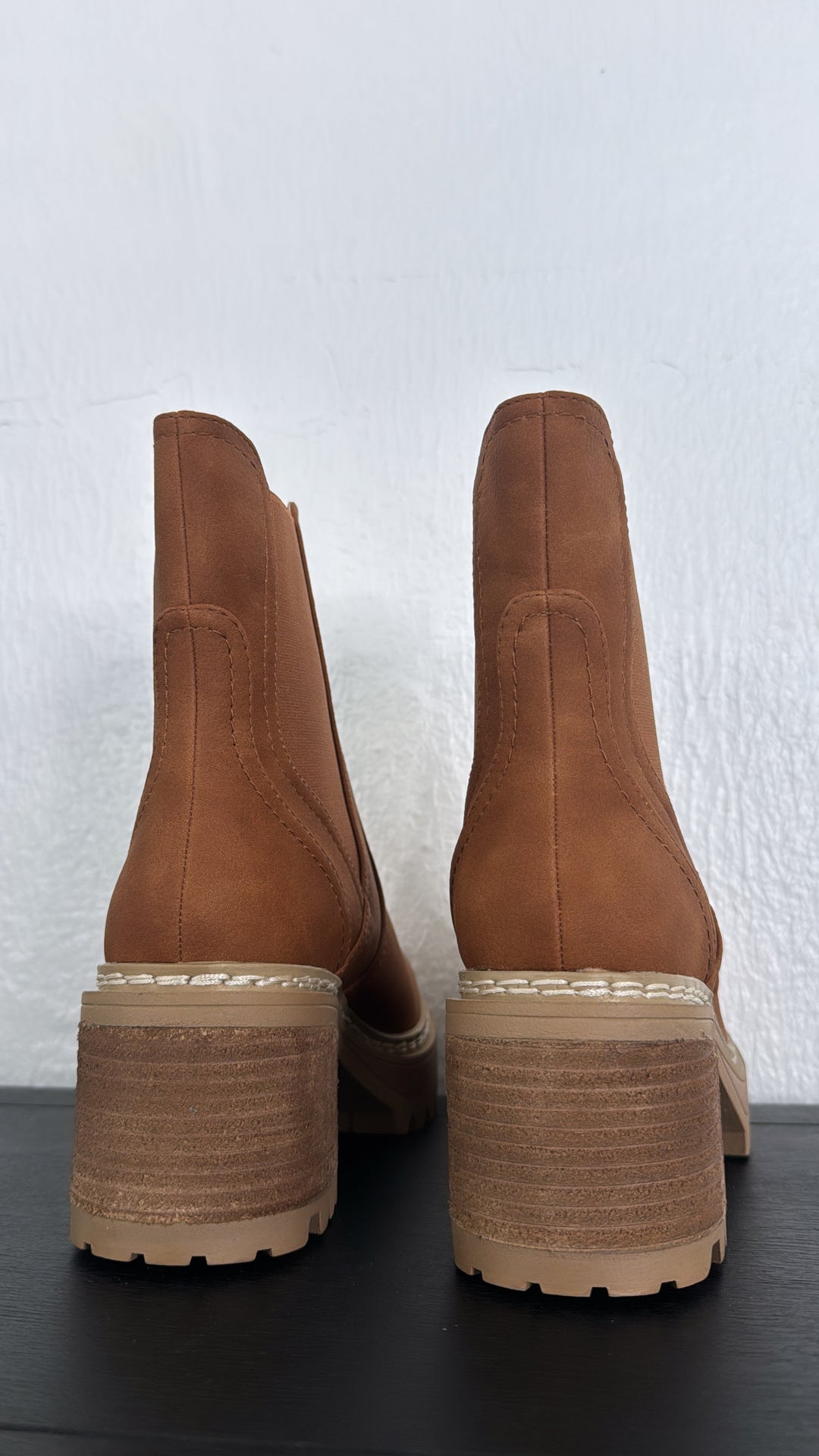 Torren Heeled Boots, Cognac