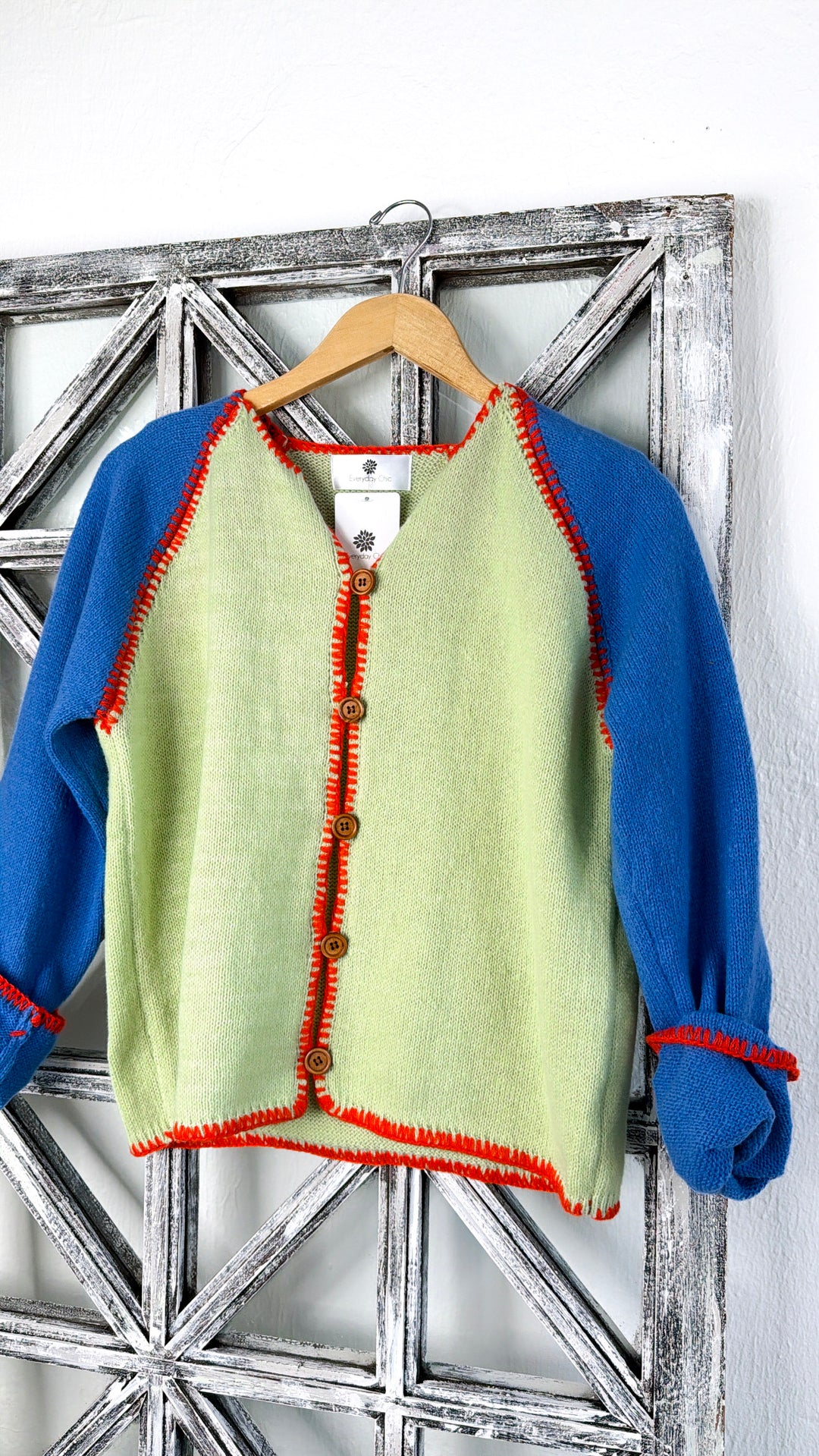 Raspberry Knit Cardigan, Honeydew