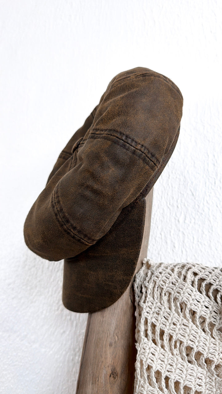 Vintage Washed Cabbie, Brown