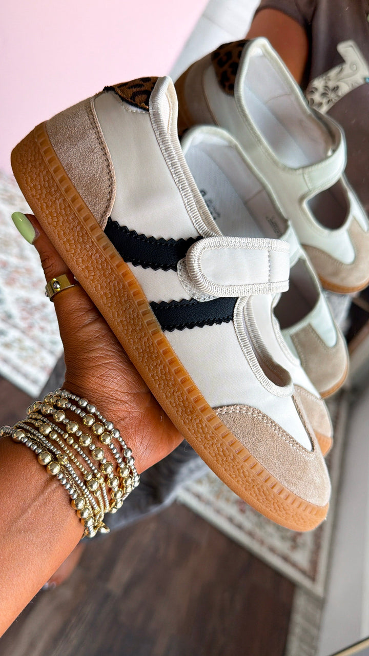My Mary Jane Sneaker, Sand Combo