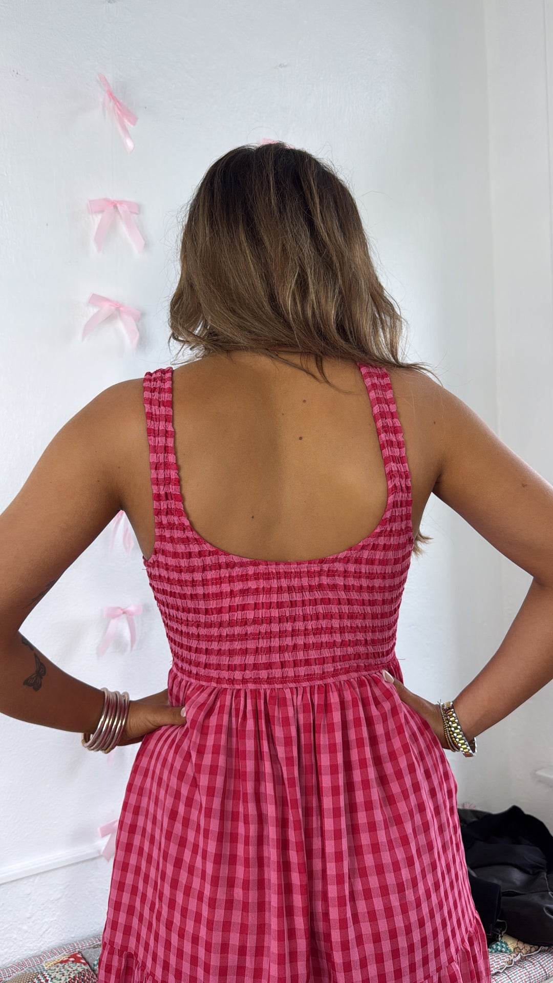 Strawberry Lemonade Maxi Dress, Fuchsia