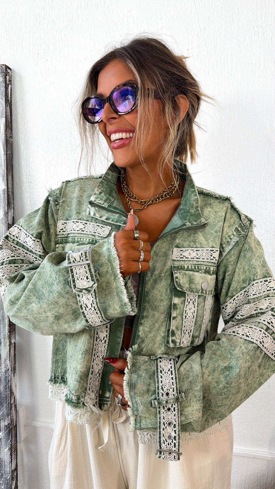Wild Oakley Jacket, Olive Grass