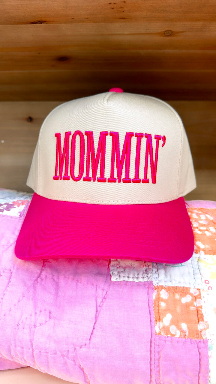 Mommin' Trucker Hat, Pink
