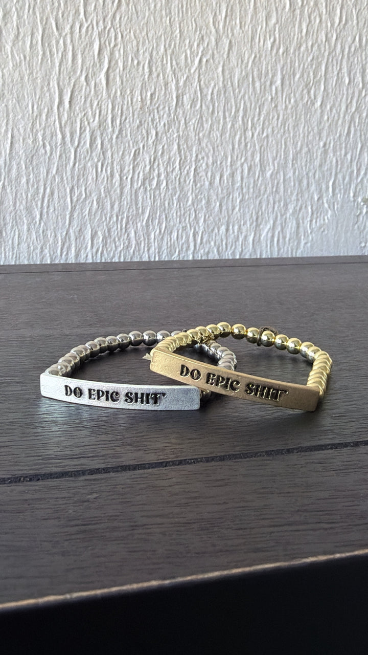 Epic Bracelet, Silver Bead