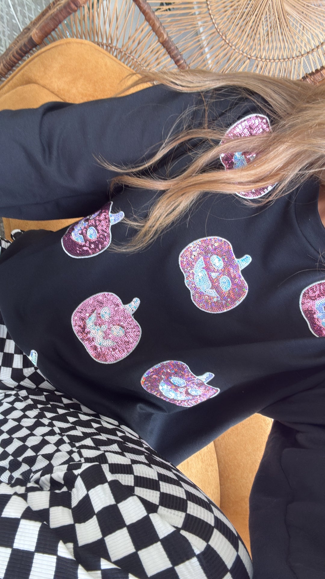 Jack O' Sparkle Top, Black