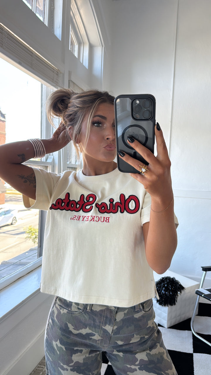 Game Day Essential Tee, Oatmeal