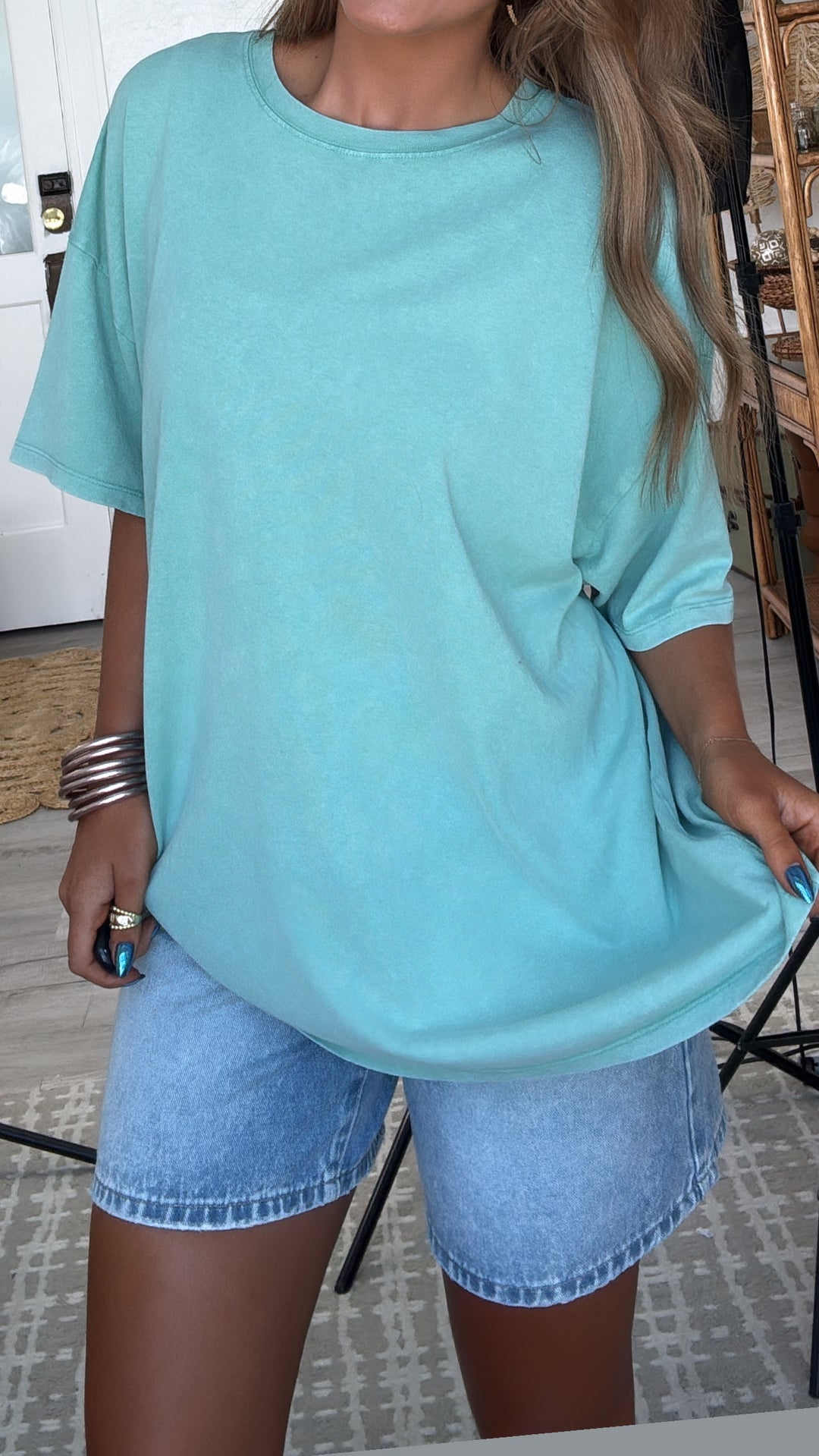 Soft Structure Basic Tee, Mint