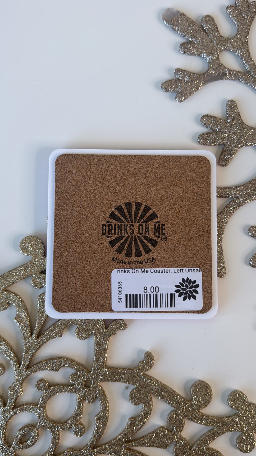 Drinks On Me Coaster: Left Unsaid