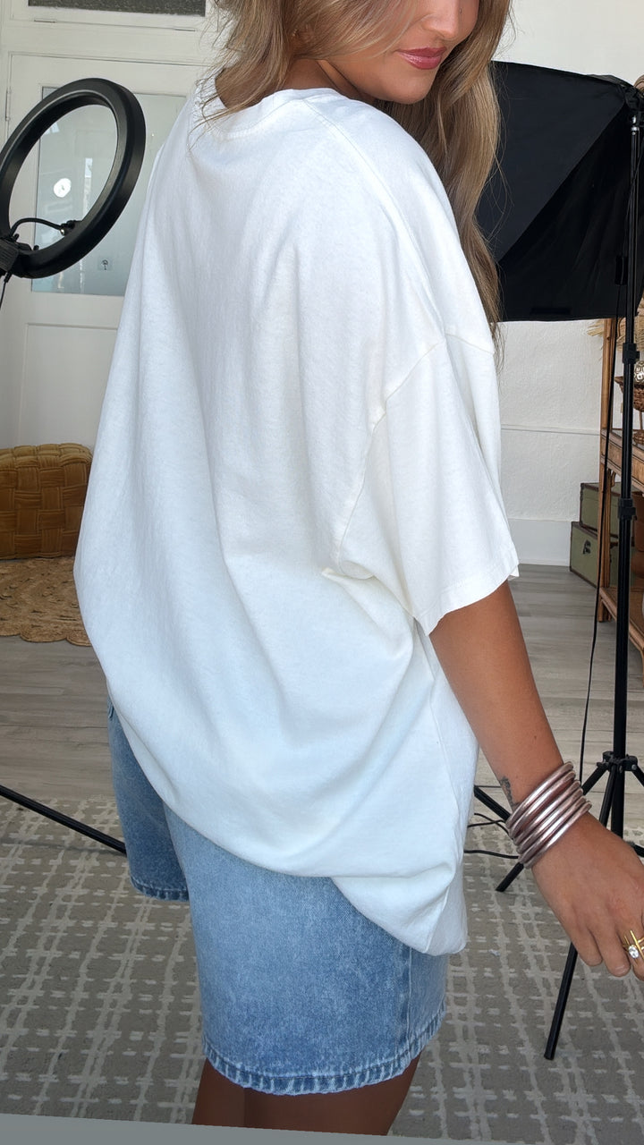 Soft Structure Basic Tee, Off White