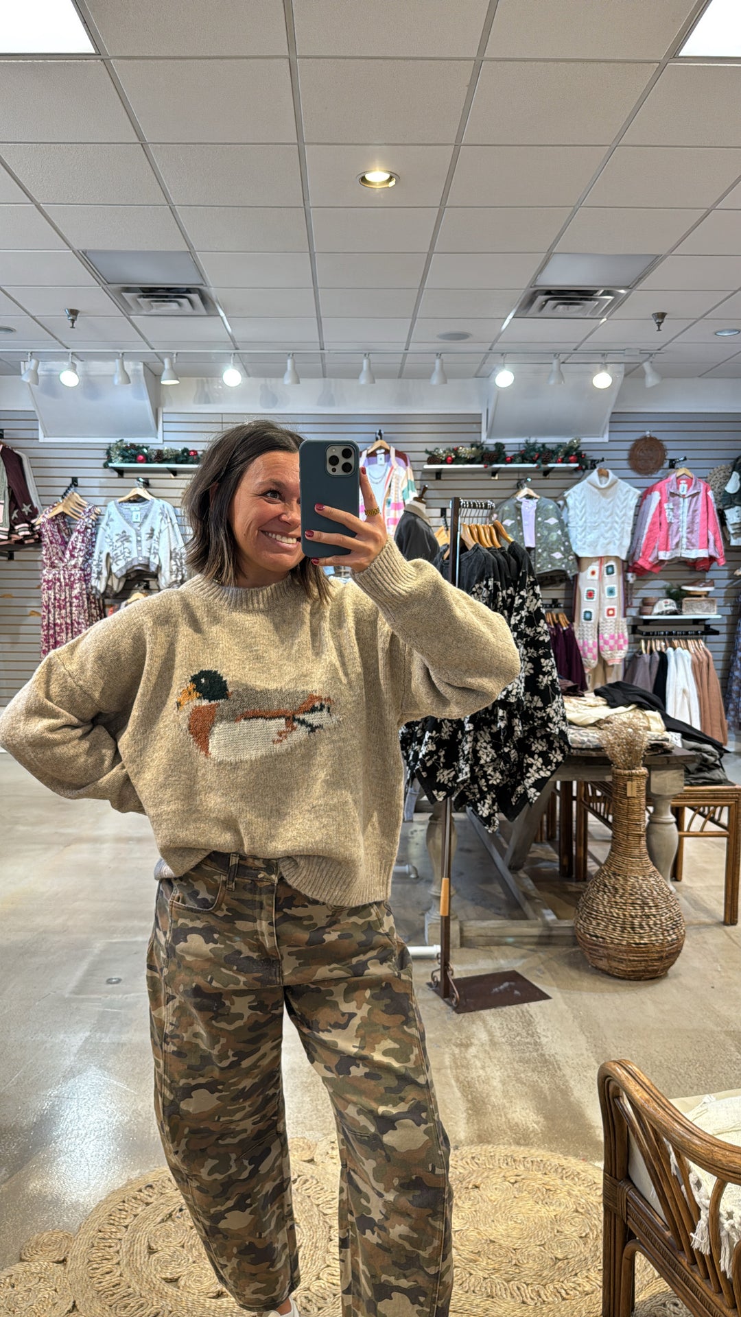 Puddle Jumper Duck Sweater, Sand