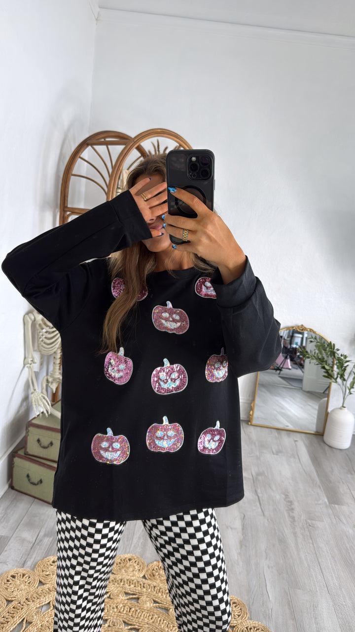 Jack O' Sparkle Top, Black