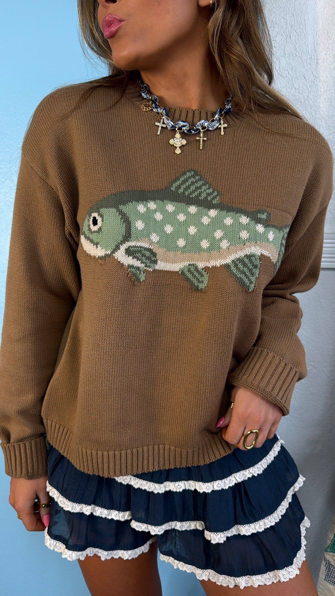 Fin & Tide Sweater, Mocha