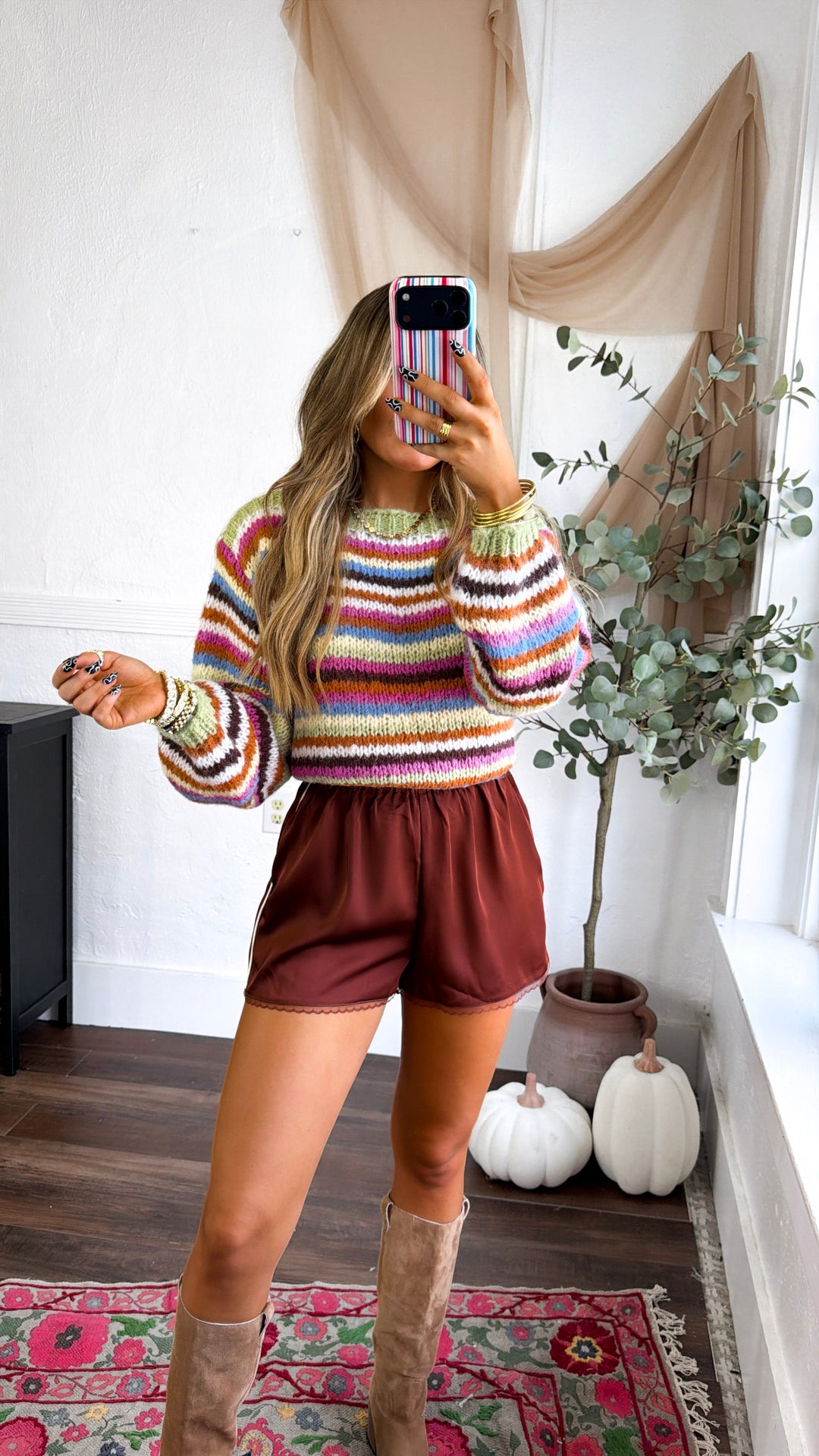 Simply Woven Shorts, Copper