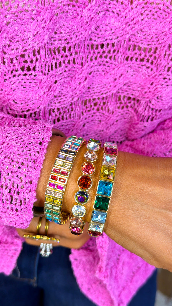 Rainbow Bracelet Stack