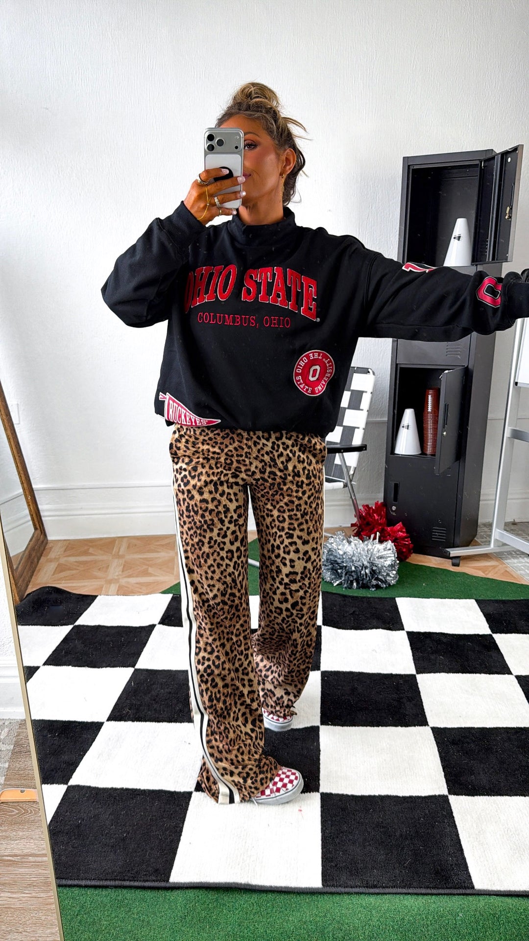 Saturday in Columbus Ohio State Crewneck, Black