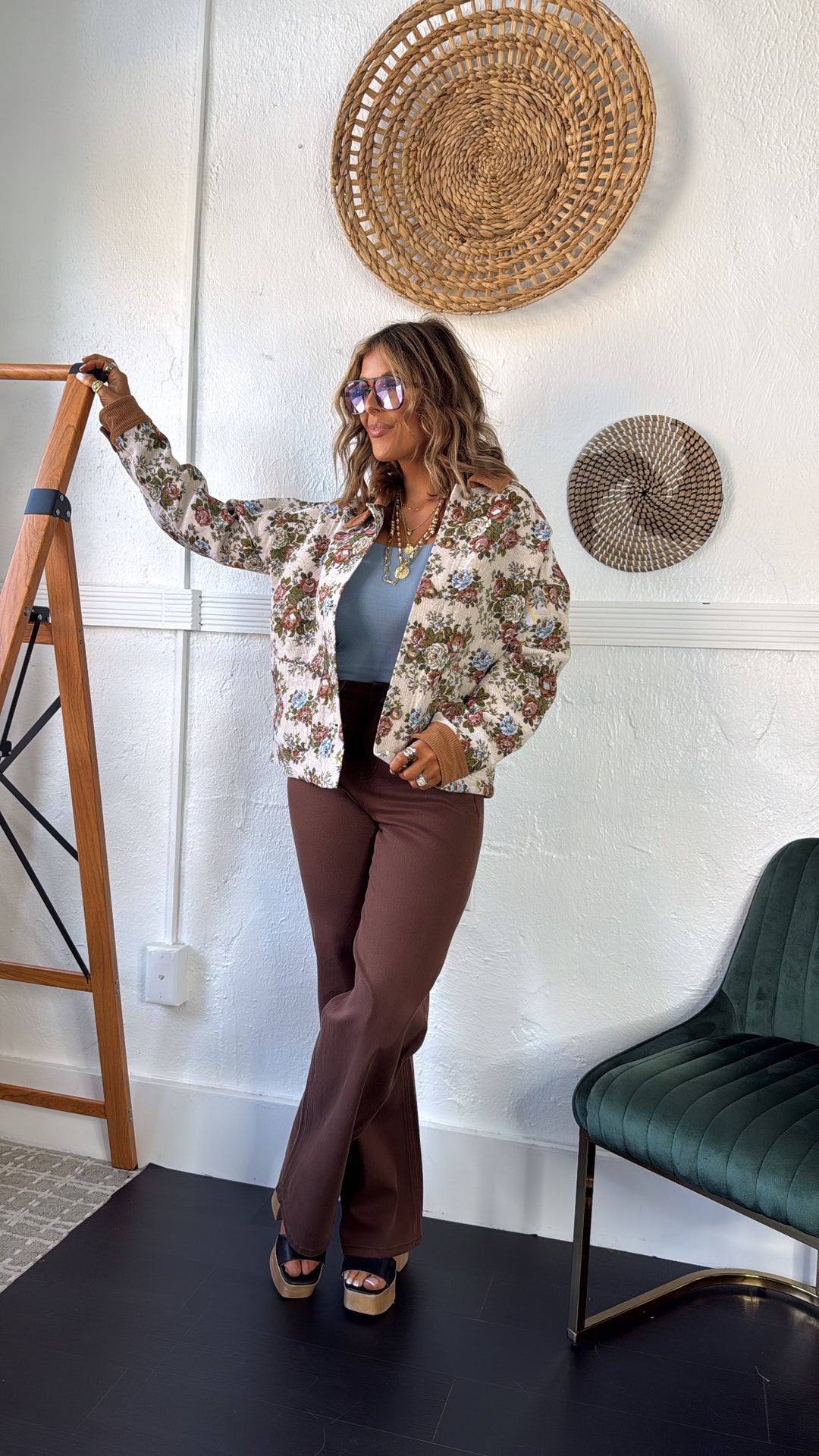 Thalora Tapestry Jacket, Ecru