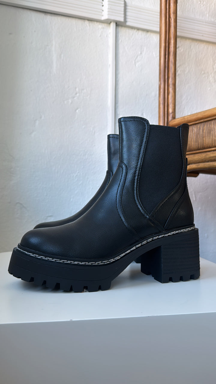 Torren Heeled Boots, Black