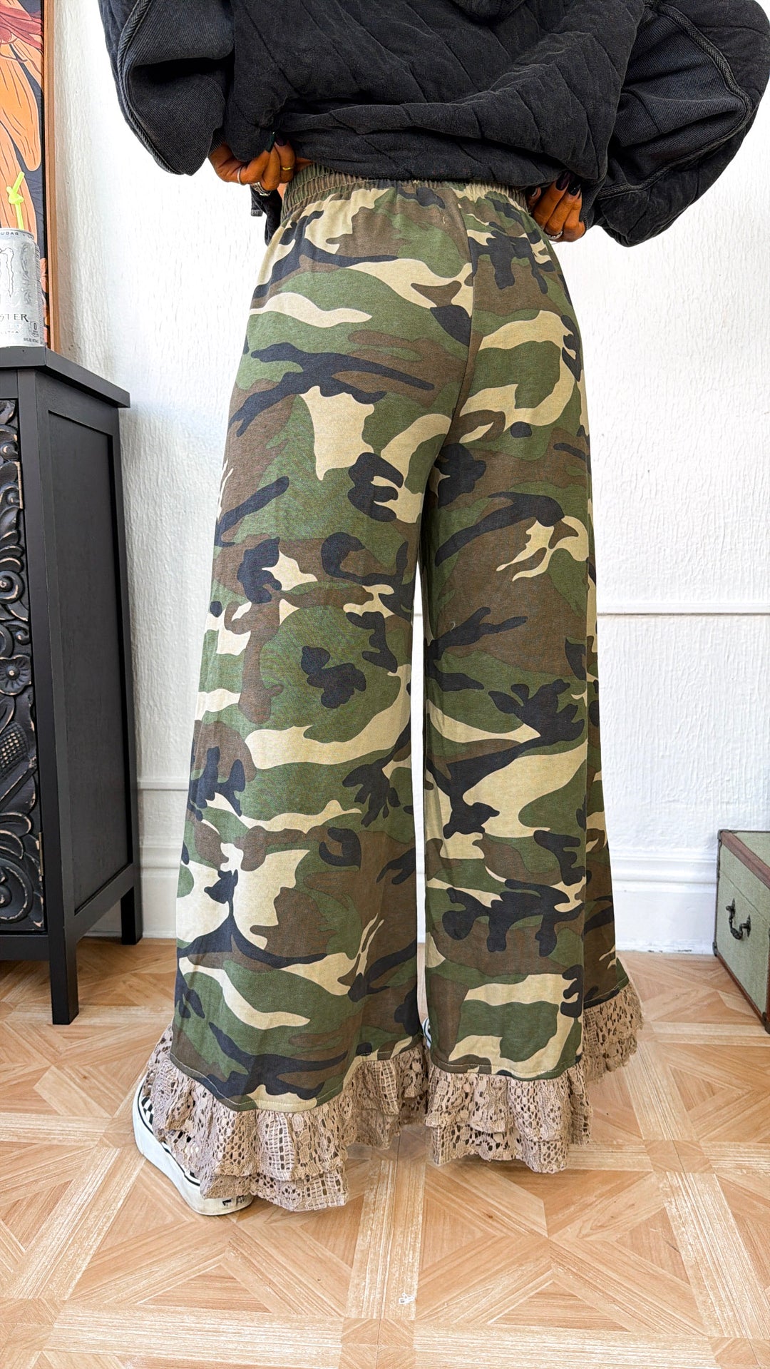 Vintage Camo Lace Pants