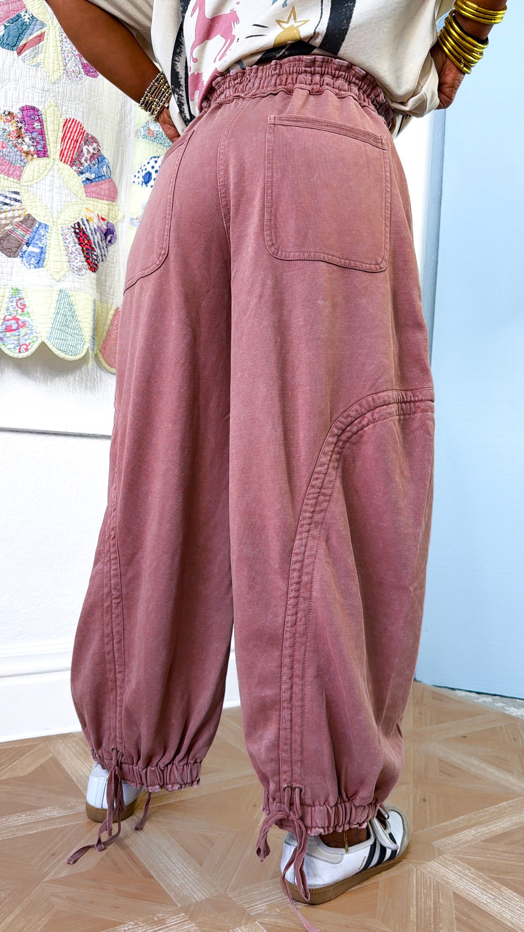 Cool It Joggers, Red Bean