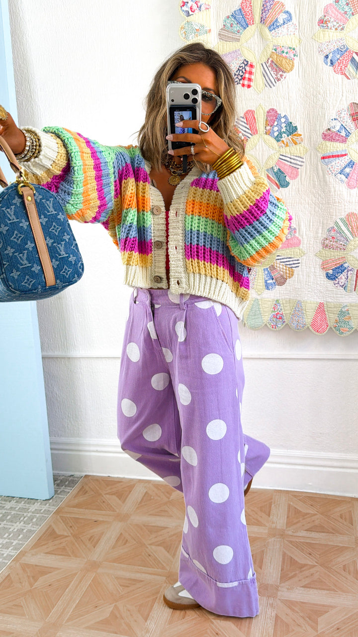 Fever Dream Wide Leg Pants, Lavender