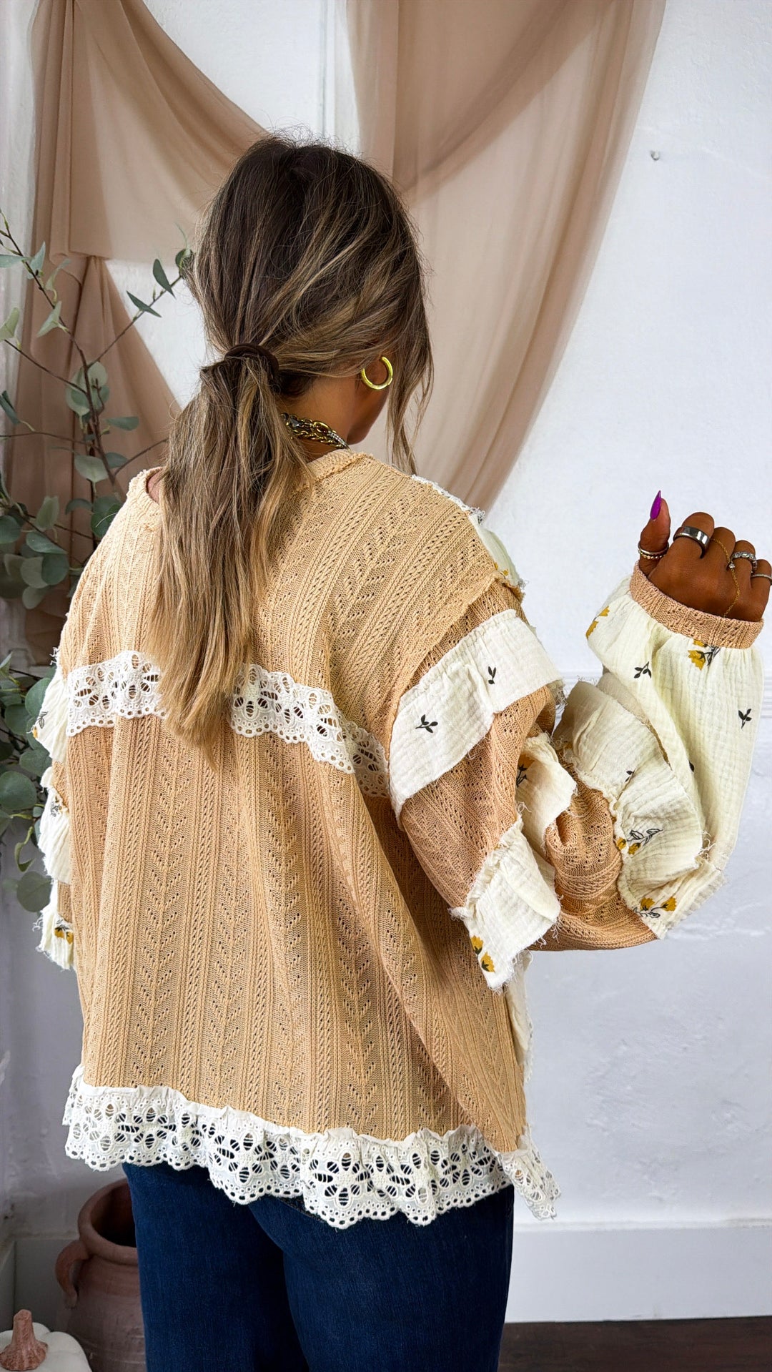 Arabella Rose Blouse, Peach Jam