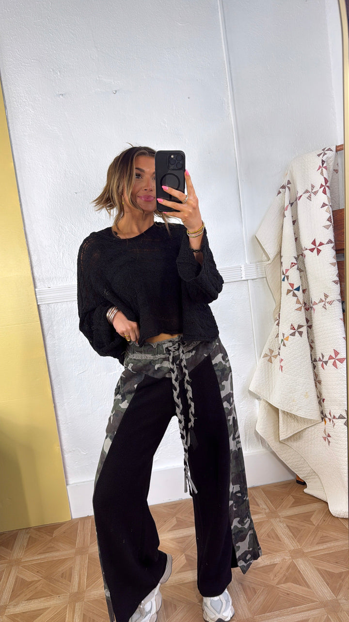 Stone Bay Relaxed Pant, Camo/Black