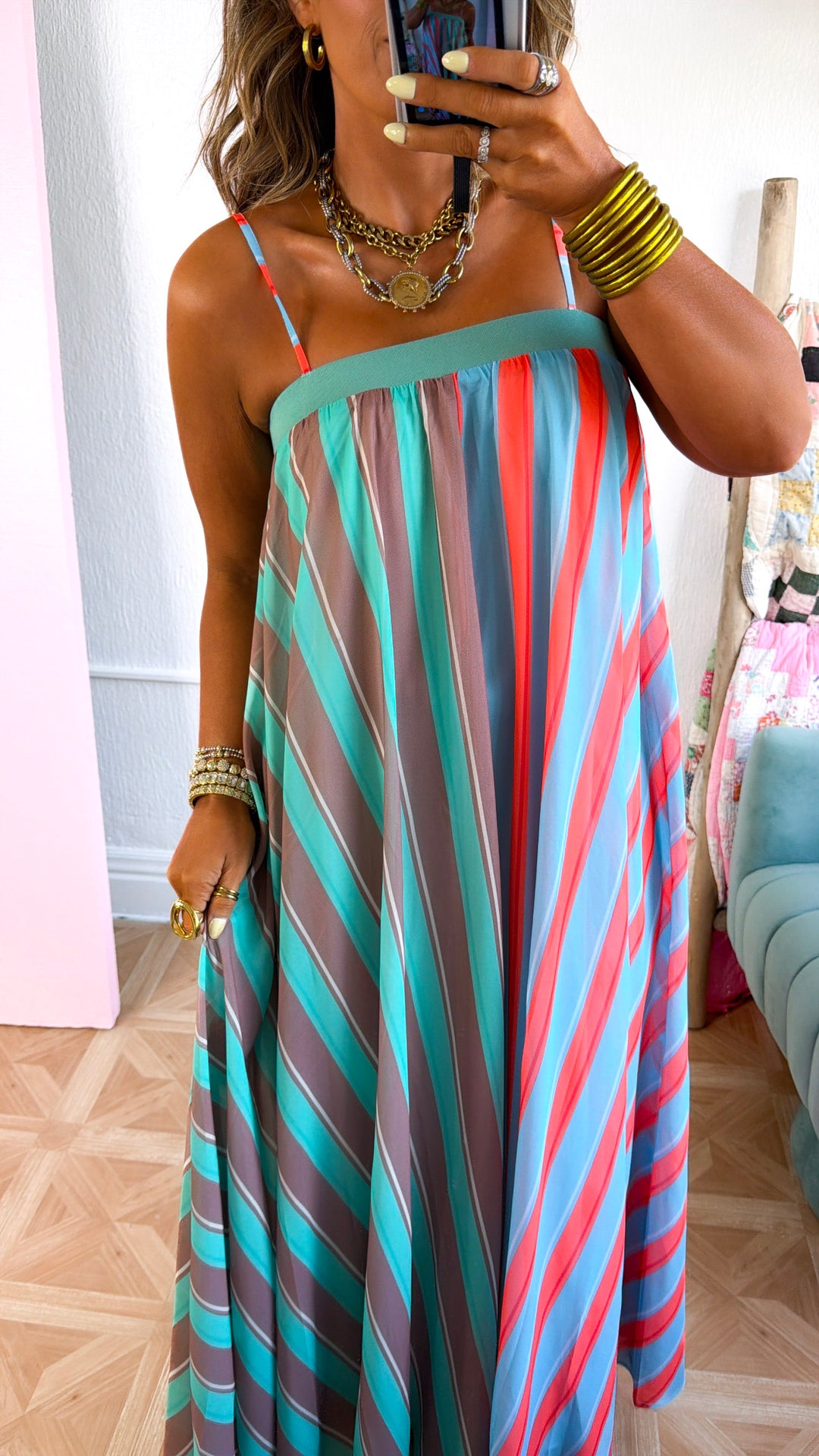 Stripe Tube Maxi Dress, Mint/Sage Everyday Chic Boutique Stripe Tube Maxi Dress, Mint/Sage Everyday Chic Boutique