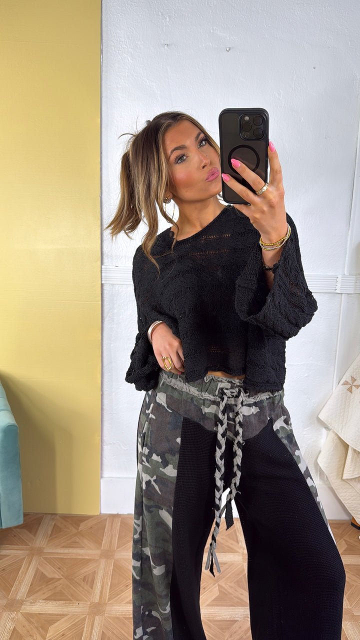 Stone Bay Relaxed Pant, Camo/Black