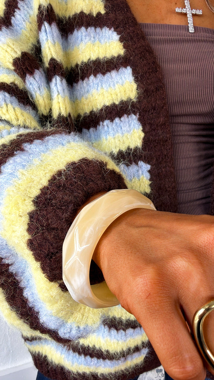 Prism Pop Bangle, Ivory