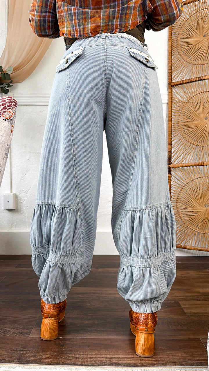 All Day Stripe Jogger, Denim Stripe