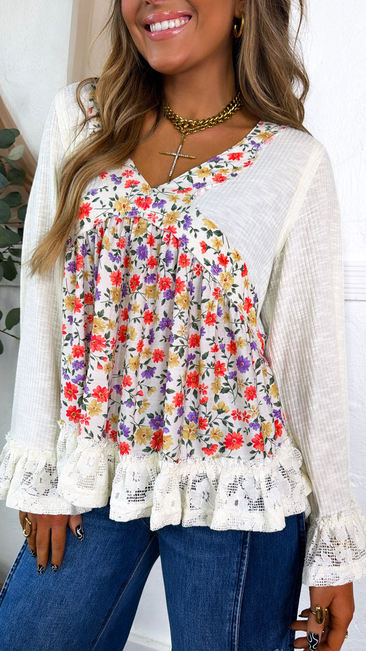 Marisol Wander Blouse, Ivory