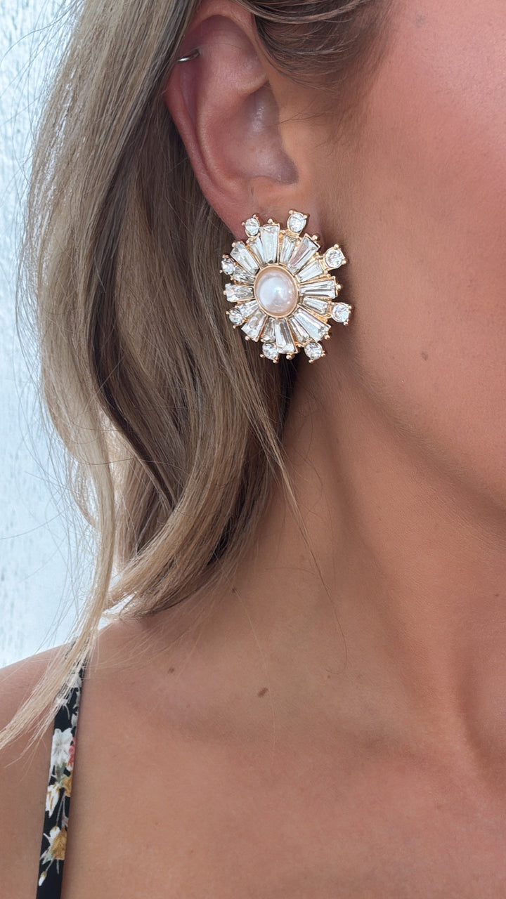 Studded Starburst earring