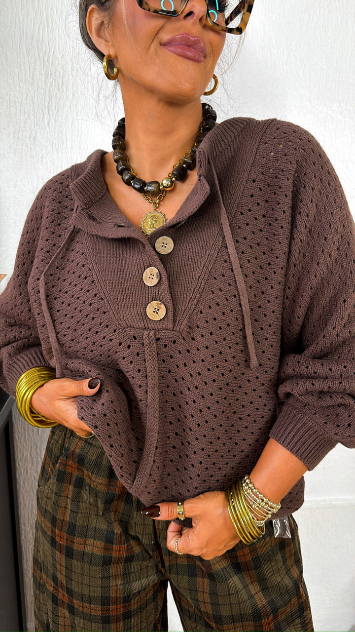Ruby & Knit Sweater, Brown