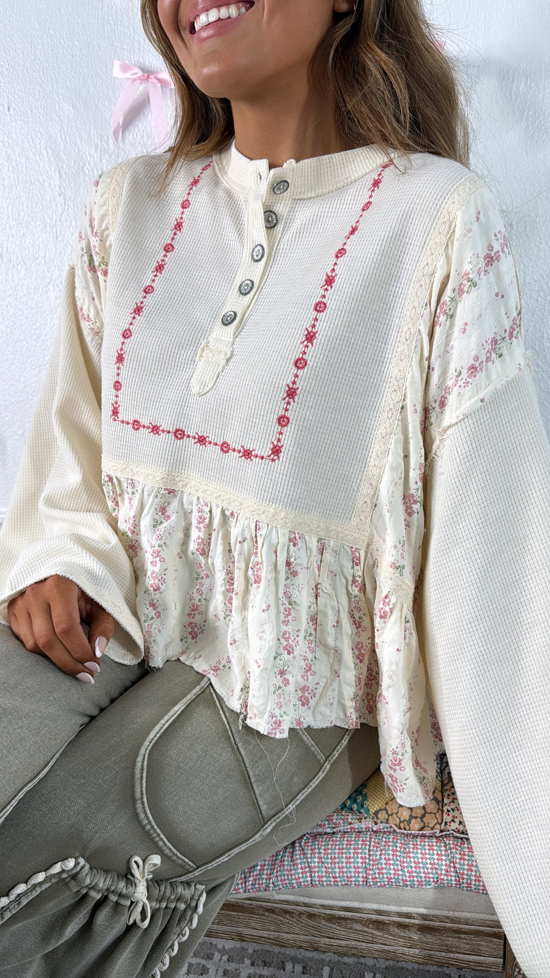 Madeleine Top, Natural