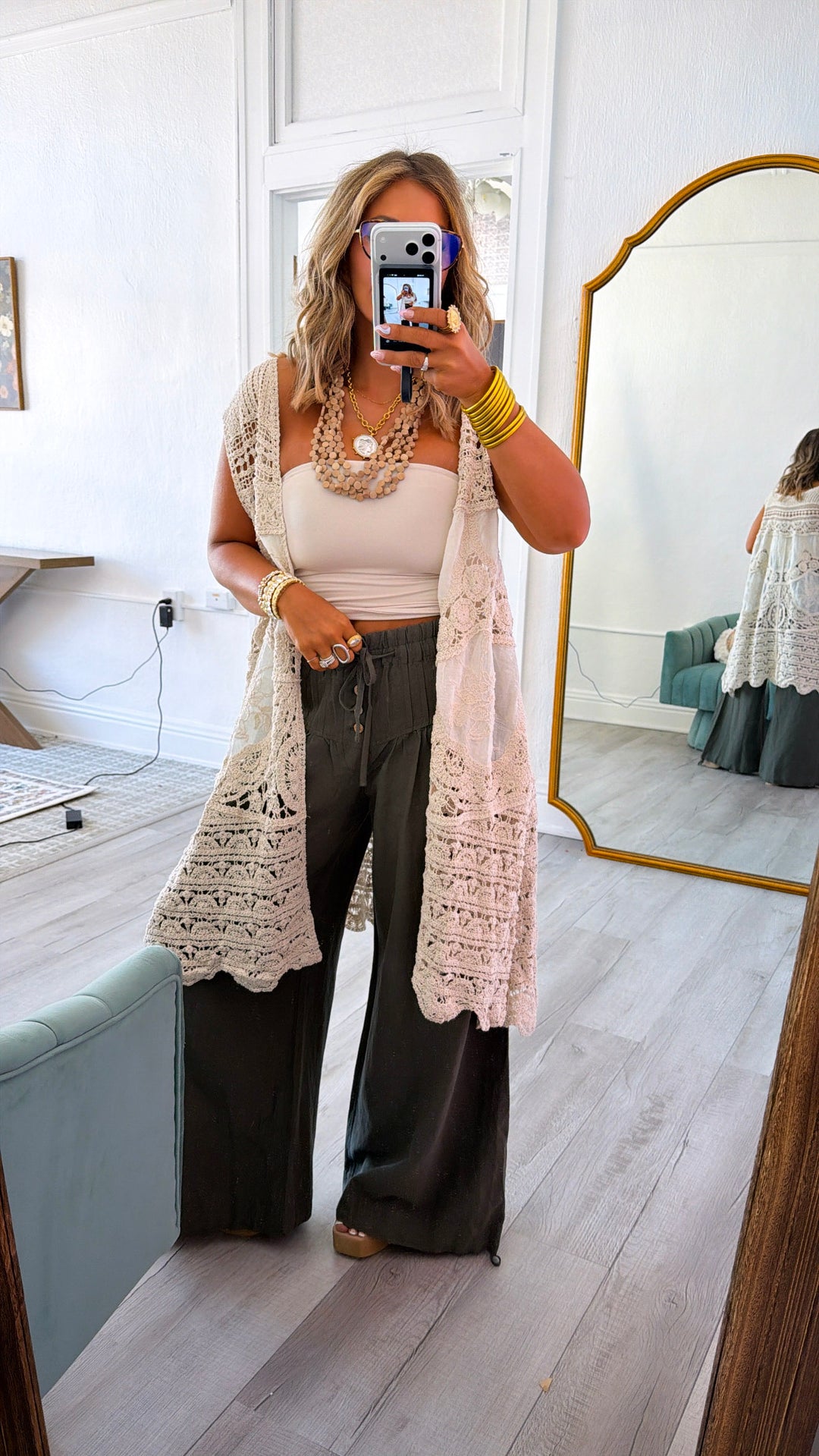 Soft Sands Linen Pants, Olive