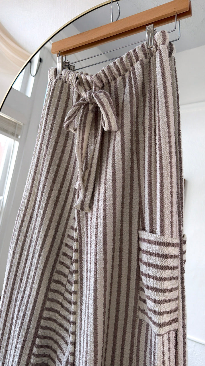 Weekend In Seacrest Bay Pant, Cream/ Taupe