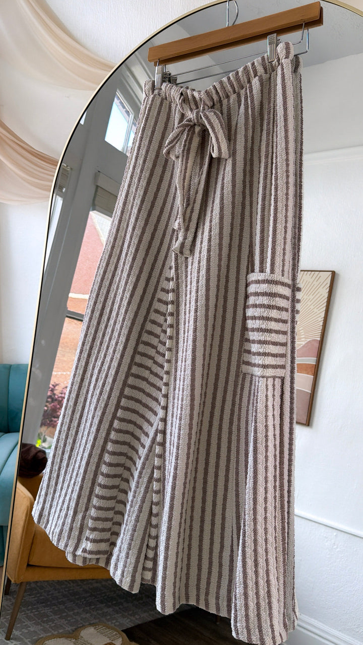 Weekend In Seacrest Bay Pant, Cream/ Taupe