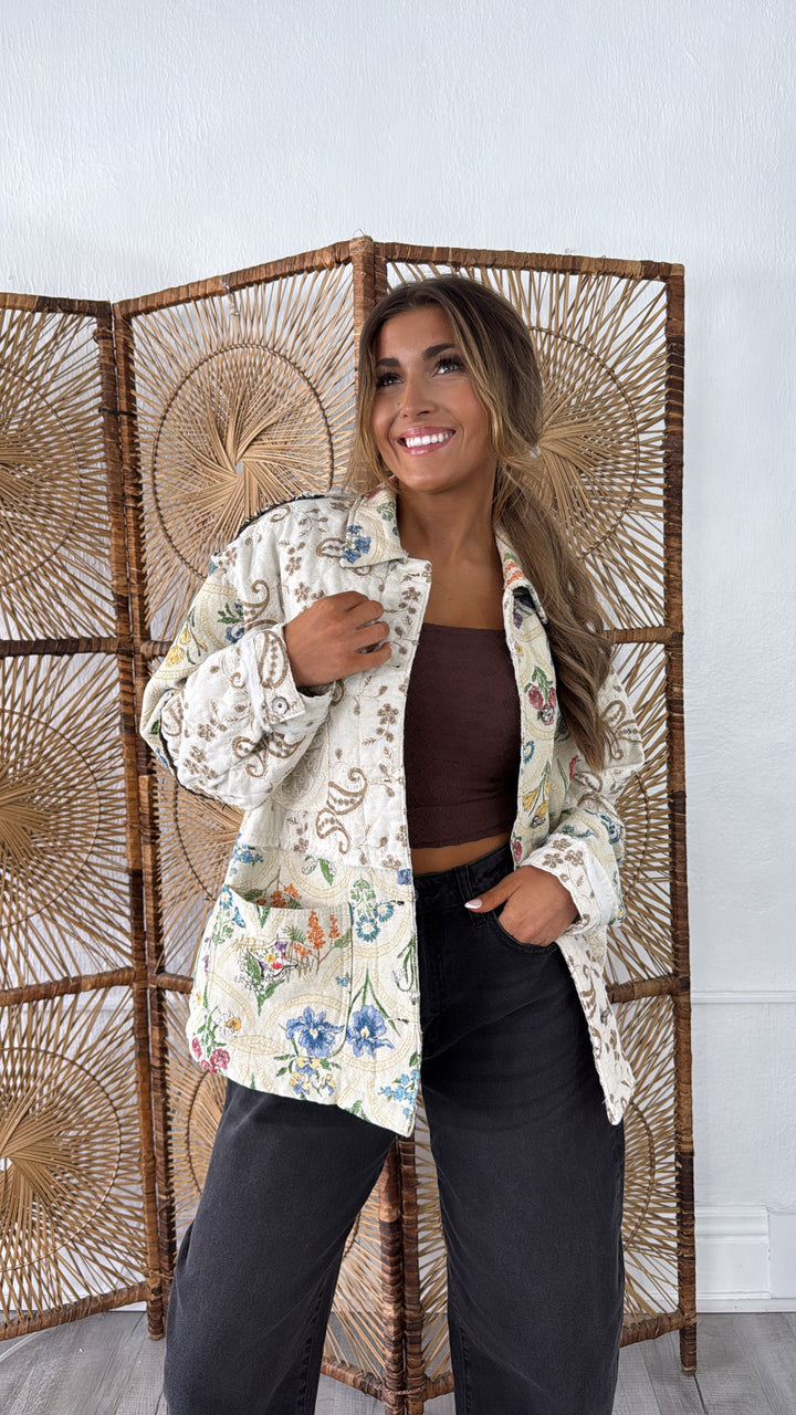 Luminous Threads Jacket, Natural Multi