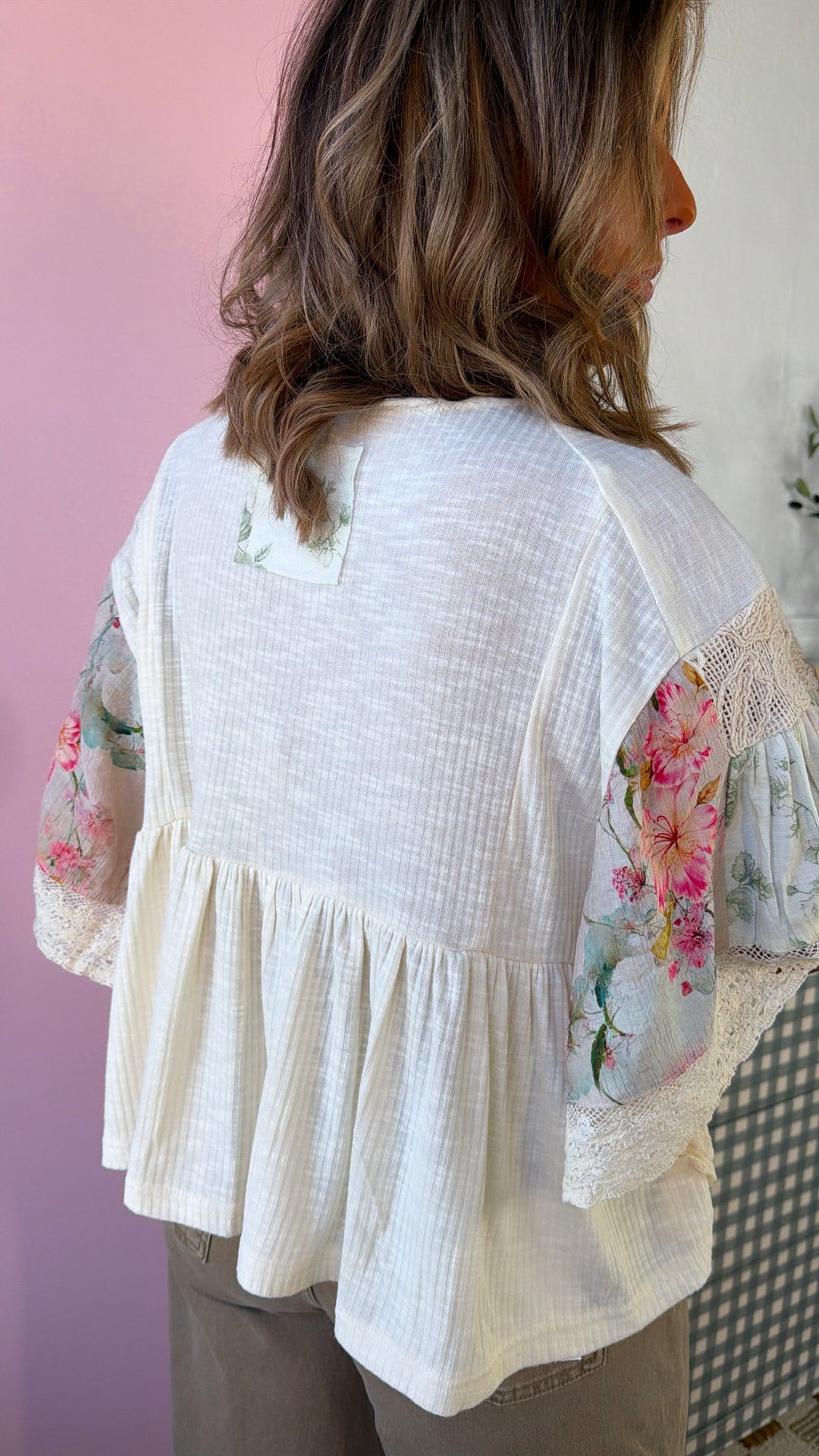 Picnic Day Blouse, Natural